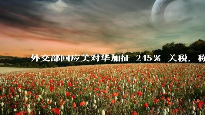 外交部回应美对华加征 245% 关税，称「中方不愿打，但也绝不怕打」，美国的做法还有意义吗？